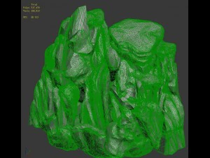mountain - rock 036 3D Model
