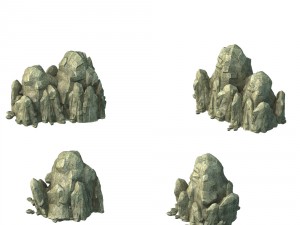 mountain - rock 038 3D 模型