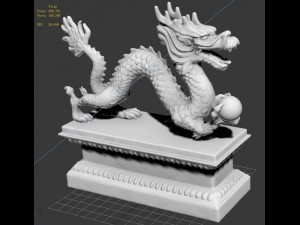 guardian beast - dragon stone 01 Modelo 3D