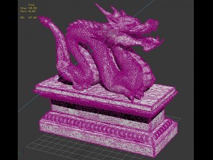 guardian beast - dragon stone 04 3D 모델
