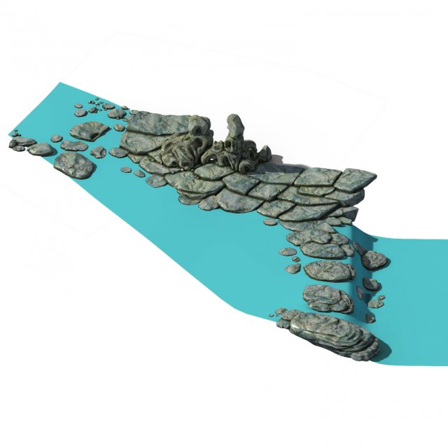 the coast of taihu lake - rock 02 3D Model .c4d .max .obj .3ds .fbx .stl .blend 