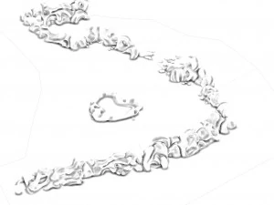 the coast of taihu lake - rock 03 3D Model
