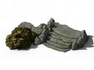 lake taihu - lion ladder 3D Model