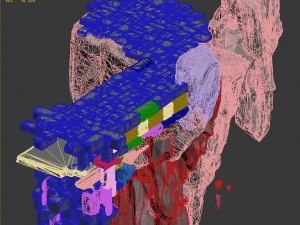 peach blossom island - surface 01 3D Modell