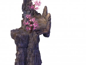 peach blossom island - surface 02 3D Model