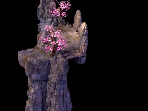 peach blossom island - surface 02 3D Model
