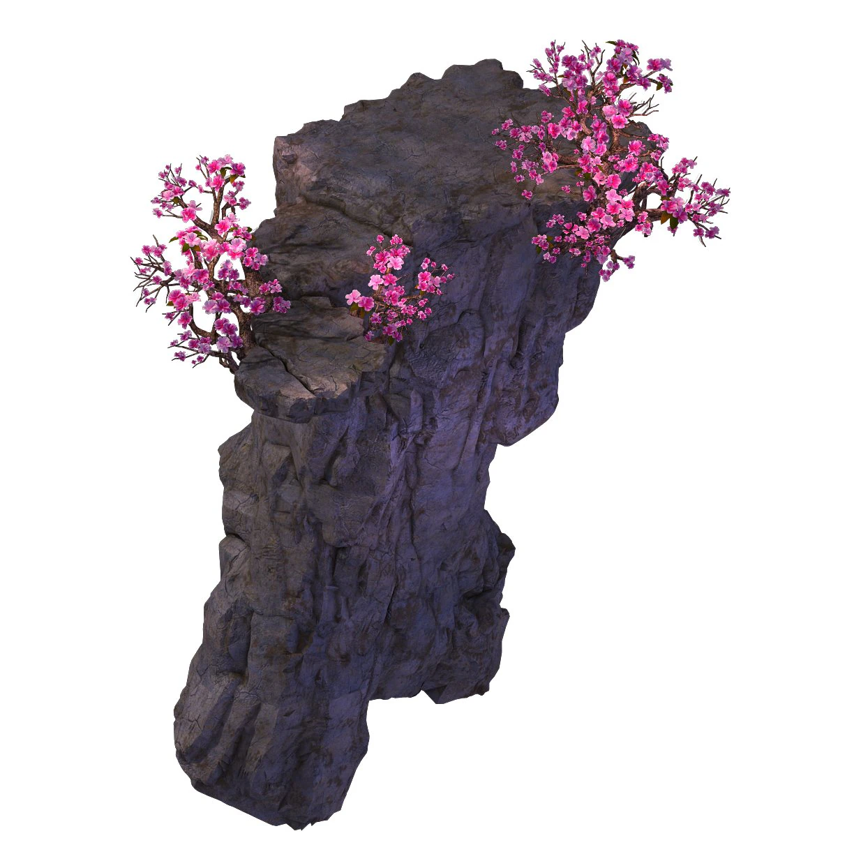 peach blossom island - surface 03 3D Model .c4d .max .obj .3ds .fbx .stl .blend 