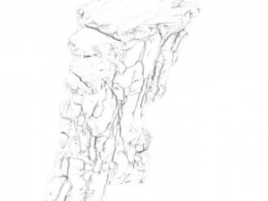 peach blossom island - surface 03 3D Model