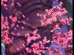 peach blossom island - surface 03 Modello 3D