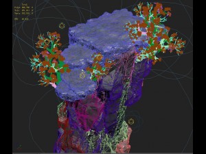 peach blossom island - surface 03 Modello 3D