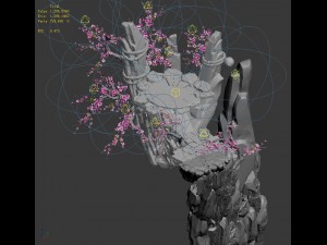 peach blossom island - seal Modello 3D