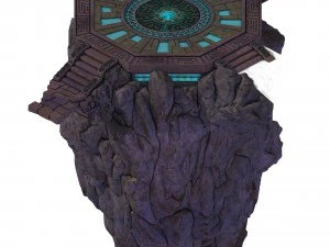 peach blossom island - qimen escape array 3D Model