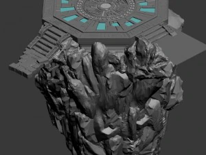 peach blossom island - qimen escape array 3D Model