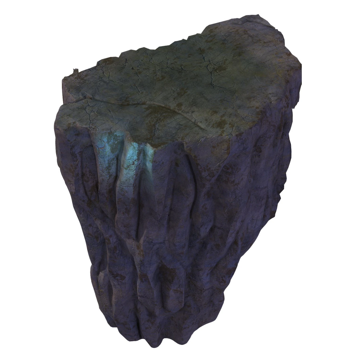 peach blossom island - rock 3D Model .c4d .max .obj .3ds .fbx .stl .blend 