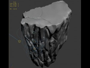 peach blossom island - rock 3D Model