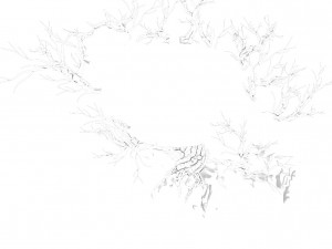 peach blossom island - nebula mirror Model 3D