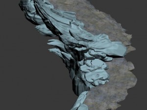 xiangyang city - cliff 03 Modelo 3D