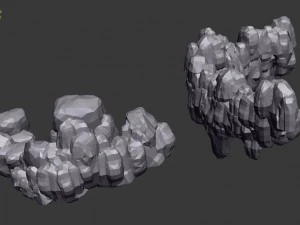 rock 044 3D Model
