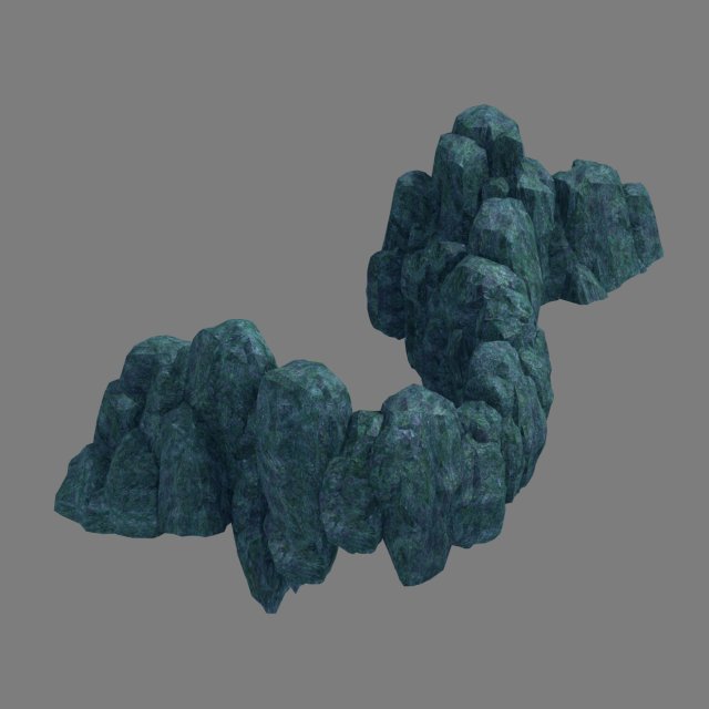 rock 045 3D Model .c4d .max .obj .3ds .fbx .stl .blend 