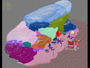yanmenguan - buddha - steps 3D 모델