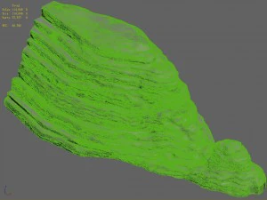 yanmenguan - rock 01 3D Model