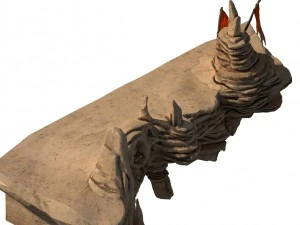 Yanmenguan - rocha 03 Modelo 3D