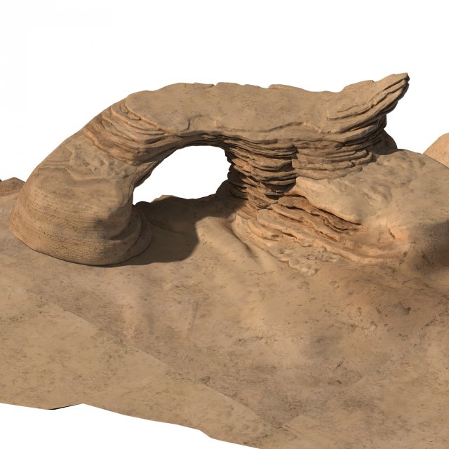 yanmenguan - rock 06 3D Model .c4d .max .obj .3ds .fbx .stl .blend 