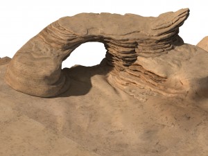 yanmenguan - rock 06 3D Model