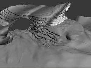 yanmenguan - rock 06 3D Model