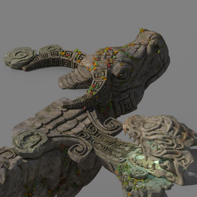 zhongnanshan - shi niushan 01 3D Model .c4d .max .obj .3ds .fbx .stl .blend 