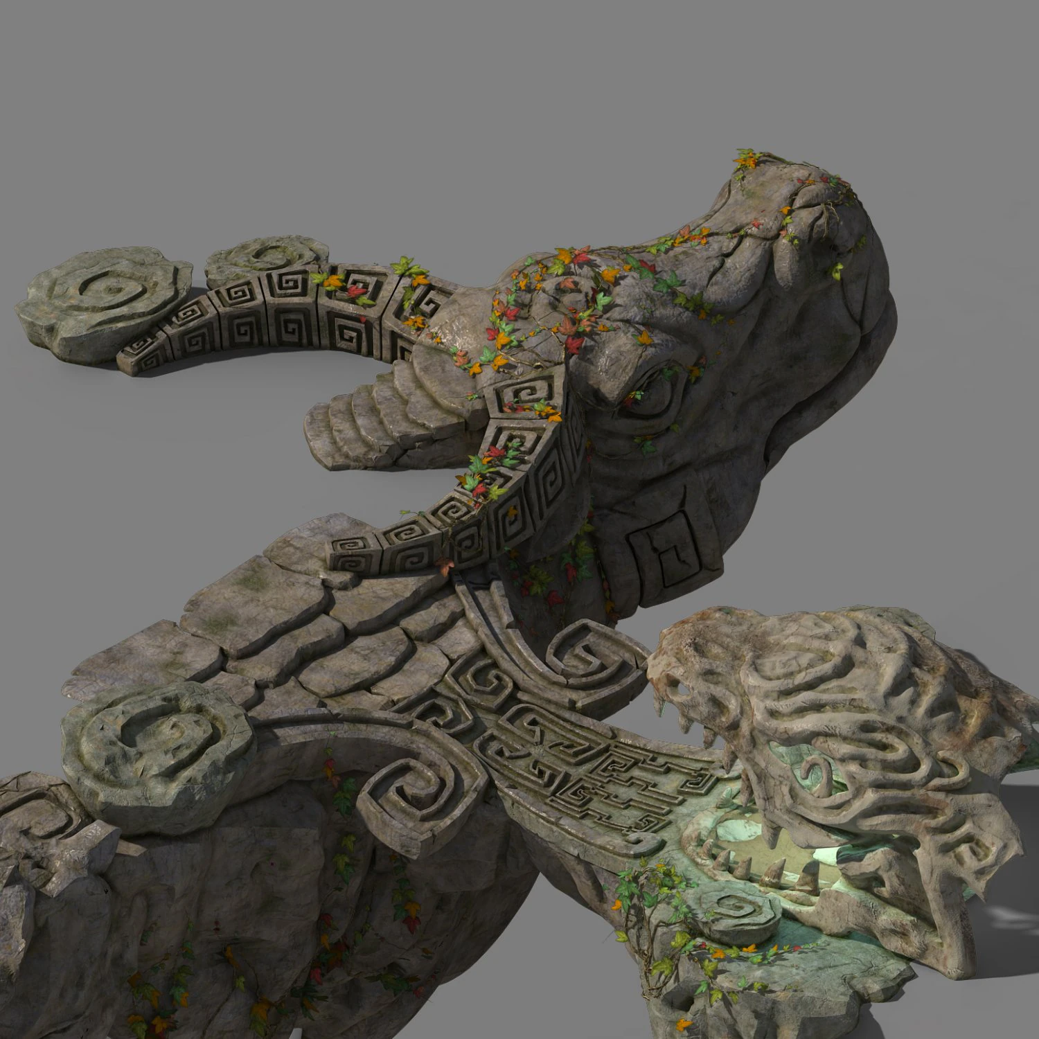 zhongnanshan - shi niushan 01 3D Model .c4d .max .obj .3ds .fbx .stl .blend 