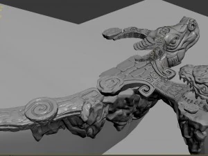 zhongnanshan - shi niushan 01 3D Model