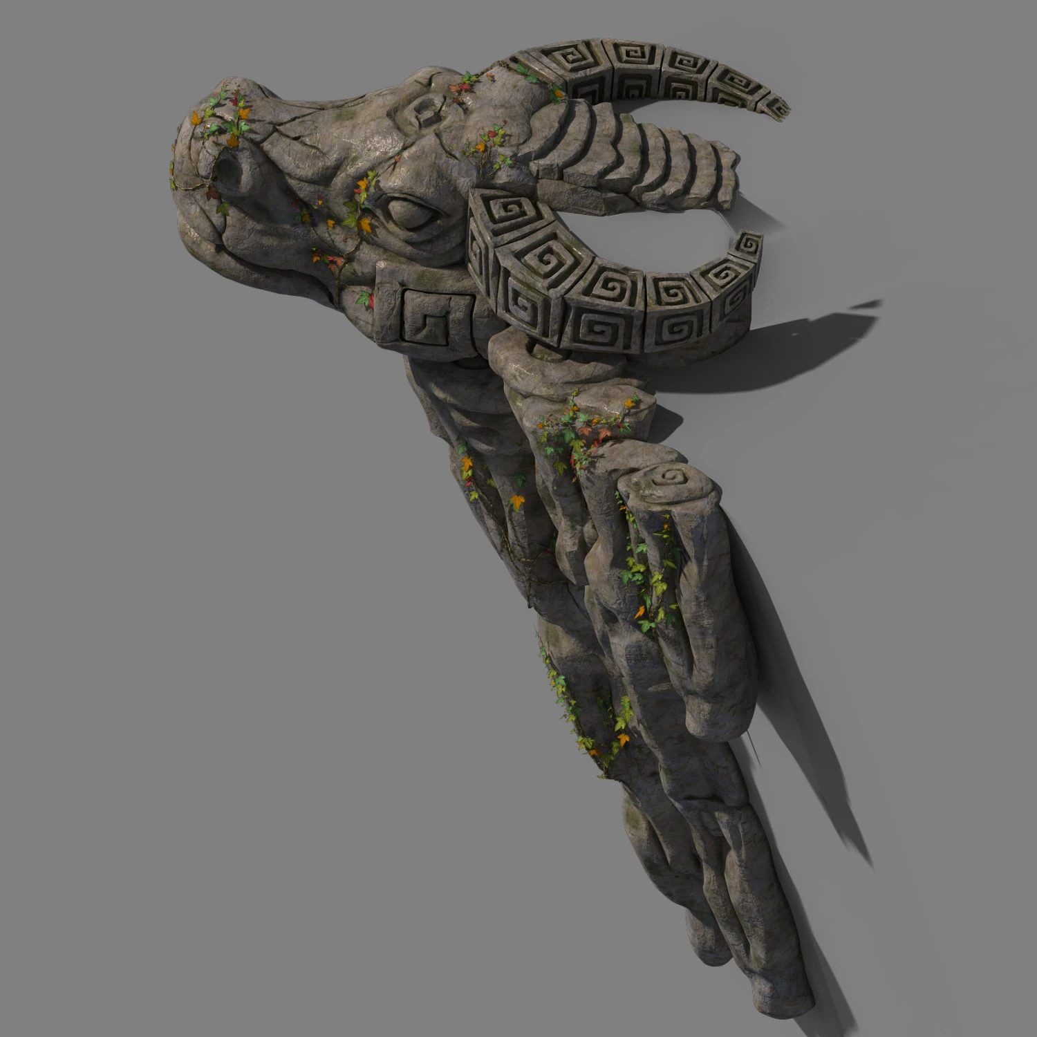 zhongnanshan - shi niushan 02 3D Model .c4d .max .obj .3ds .fbx .stl .blend 