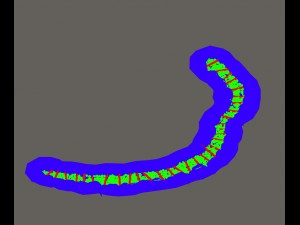 semi - circular skeleton aisle 01 3Dモデル