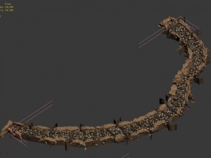 semi - circular skeleton aisle 01 3Dモデル