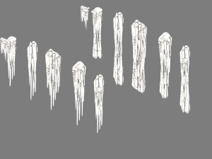 ice cone - icicle 61 3D Model