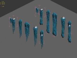 ice cone - icicle 61 3D Model