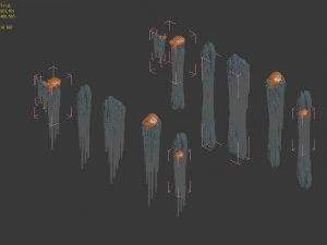 ice cone - icicle 61 3D Model
