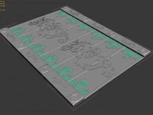 city road - floor tile 13 3D Model