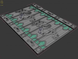 city road - floor tile 13 3D 모델