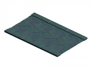 estrada da cidade - piso de tijolo 14 Modelo 3D