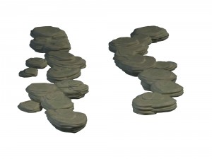 terrain - stone path 06 3D 모델