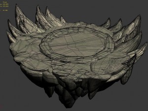 terrain - round pk table 46 Modello 3D