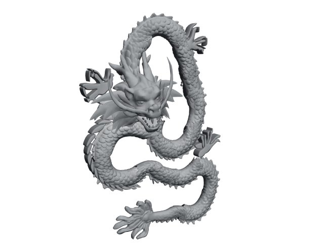 ancient capital architecture - stone carving - dragon Modelo 3D .c4d .max .obj .3ds .fbx .stl .blend 