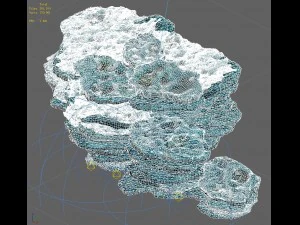 haiyuan mountain - cave mountain 01 3D Model