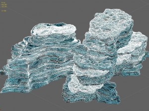 haiyuan mountain - cave mountain 03 Model 3D