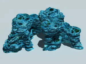 हैयुआन पर्वत - गुफा पर्वत 05 3D मॉडल