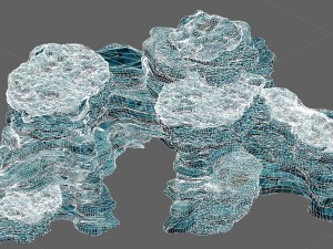 haiyuan mountain - cave mountain 05 Modello 3D