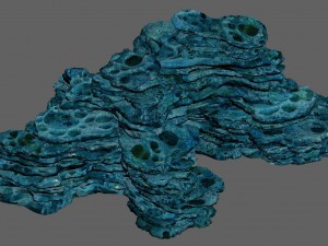 haiyuan mountain - cave mountain 04 Model 3D