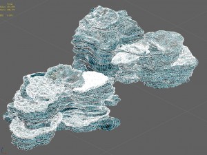 haiyuan mountain - cave mountain 06 3D Model
